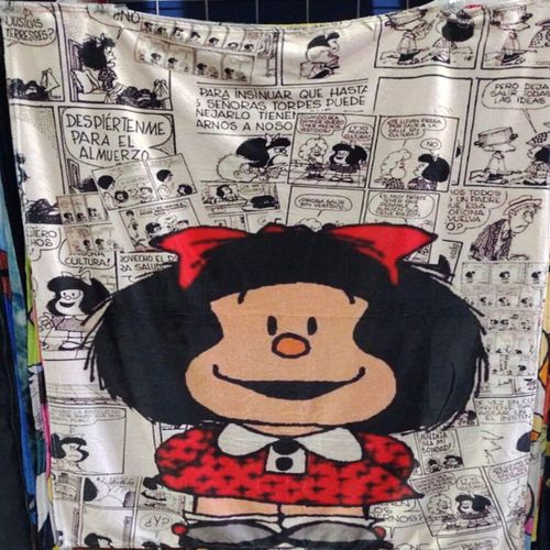 Exclusiva! Cobija Frazada Ultra Suave Mafalda