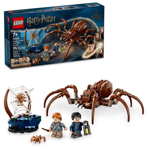 LEGO Harry Potter Aragog en el Bosque Prohibido, juego de araña para niños, coleccionable de Harry Potter con criatura mágica y