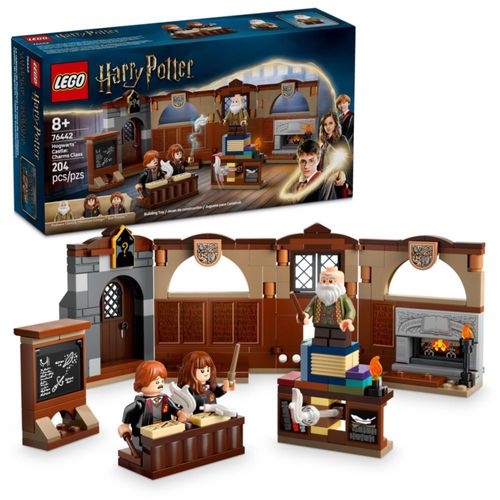 LEGO Harry Potter: Castillo de Hogwarts: Juguete de construcción de la clase de encantamientos - Juguete de mago para niños y ni