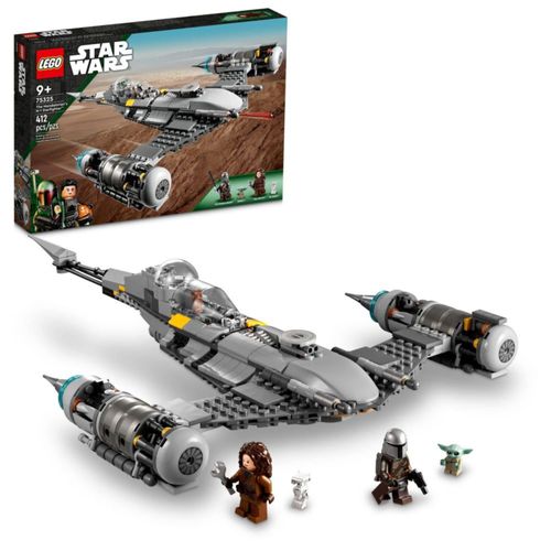 LEGO Star Wars The Mandalorian's N-1 Starfighter 75325 - El libro de Boba Fett, con figuras de juguete de Baby Yoda, Grogu y dro
