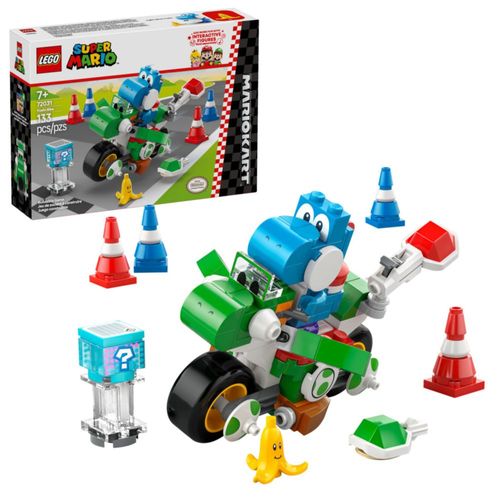 LEGO Super Mario: Mario Kart Yoshi Bike - Set de construcción para niños y niñas, a partir de 7 años - Juguete de Mario Kart par