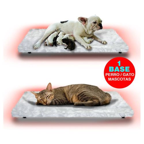 Cama Calefaccionada para Perros, Gatos y Mascotas 2CSPLWS Blanco