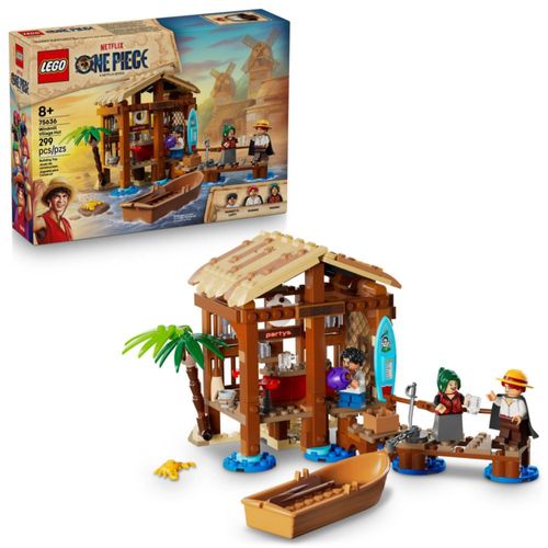 Bloques de construcción Lego ONE Piece Windmill Village Hut - Juguete de construcción para niños y niñas a partir de 8 años - Fi