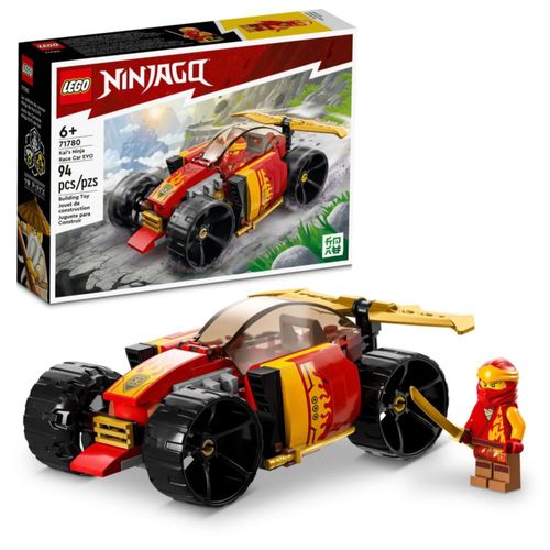 Lego NINJAGO Kai's Ninja Race Car EVO 71780, juego de construcción de coches de carreras 20 en 1. Los niños pueden construir un