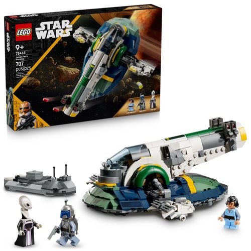 LEGO Star Wars: El Ataque de los Clones: Nave espacial de Jango Fett - Juego de simulación para niños y niñas, a partir de 9 año