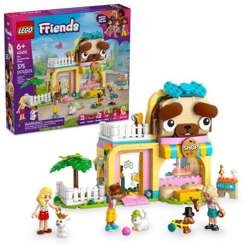 Tienda de accesorios para mascotas LEGO Friends - Juego de construcción para niños y niñas, a partir de 6 años - Incluye 3 minip