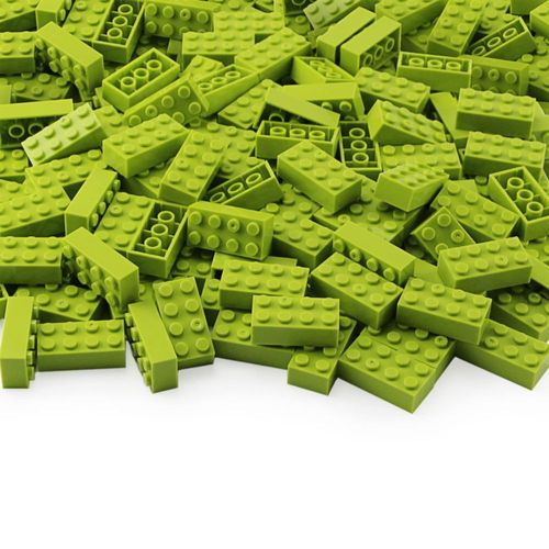 Feleph 2x4 Bricks Lime 320 Piezas Verde Amarillento Piezas Kit de Construcción Clásico Juego Creativo Bloques Accesorios de Jugu