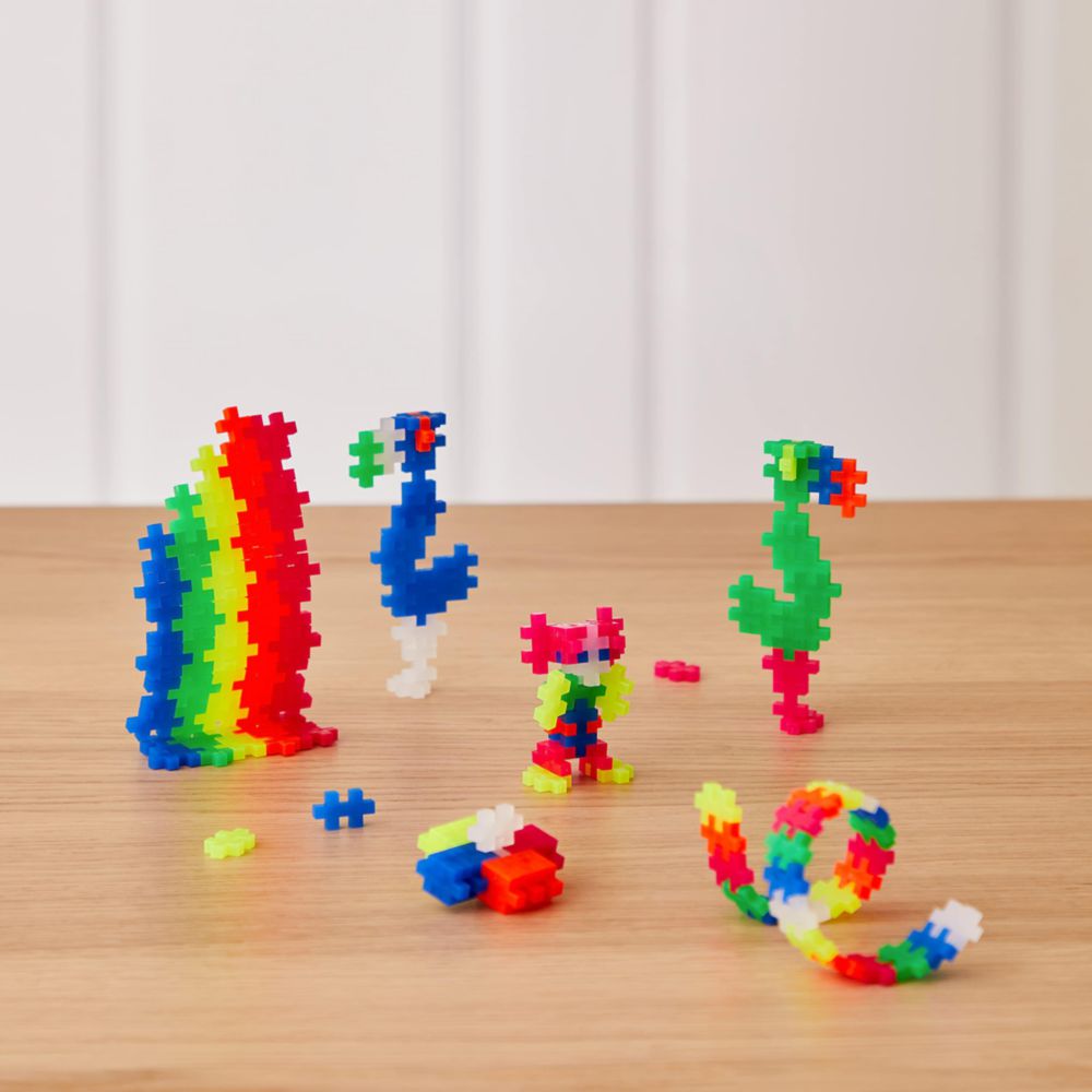 Bloques de construcción entrelazables Plus Plus de 70 piezas para niños ...