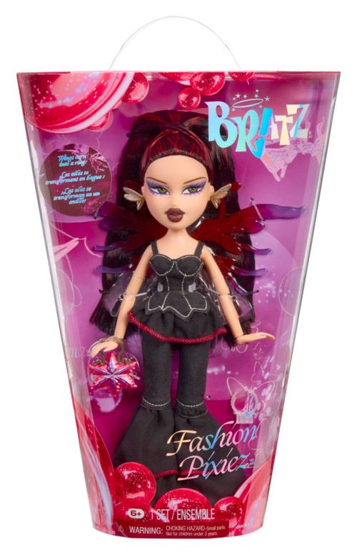 Muñeca de fantasía coleccionable Bratz Fashion Pixiez Lina con modas y accesorios reales
