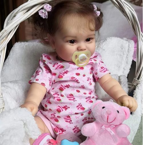 JIZHI Muñecas realistas de bebé renacidas - Muñeca de bebé recién nacida realista de cuerpo completo de vinilo suave de 20 pulga