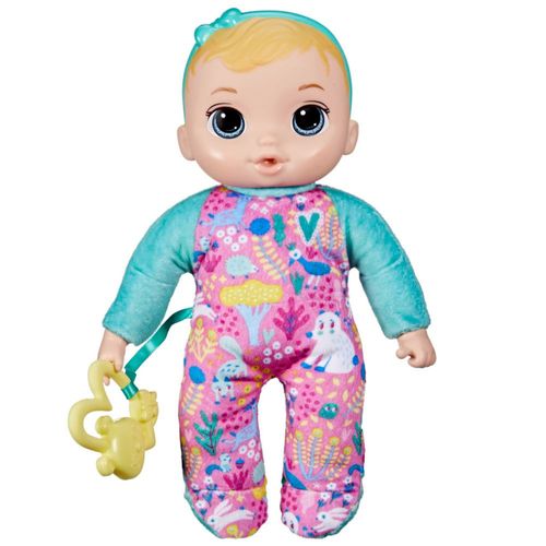 Muñeca Baby Alive suave y tierna, cabello rubio, primer bebé de 28 cm, peluches lavables para niños pequeños, regalos de Pascua