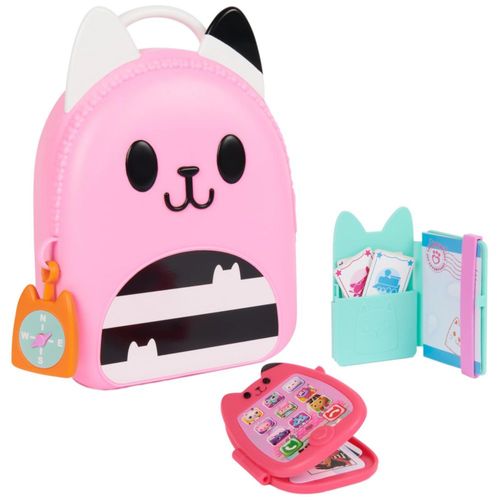 Casa de muñecas de Gabby, set de viaje para niñas Gabby, juguetes de viaje para jugar a la simulación, pasaporte de juguete, tel
