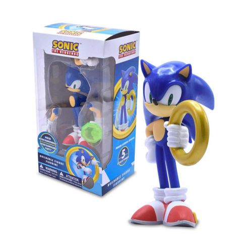 Just Toys LLC—Figura de Sonic The Hedgehog [Sonic] para armar │ Juguete coleccionable de 10 cm, brazos y accesorios intercambiab