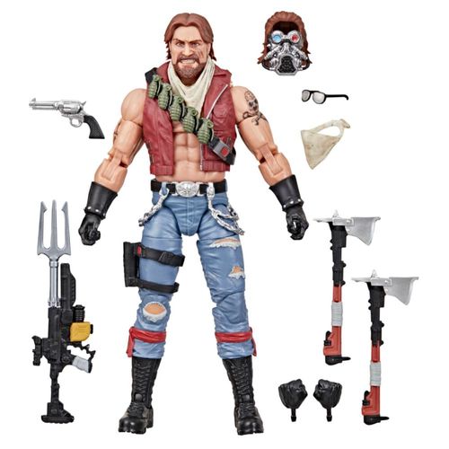Figura de acción coleccionable de 15 cm de Dreadnok Monkeywrench, serie clasificada de G.I. Joe n.° 167, con 10 accesorios