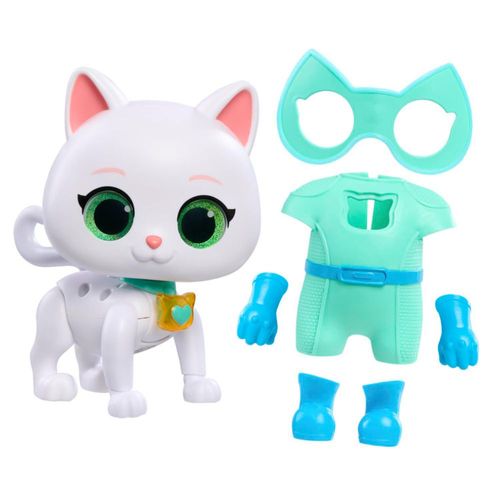 Disney Junior SuperKitties Cat-Tastic Transforming Bitsy, juguetes para niños a partir de 3 años