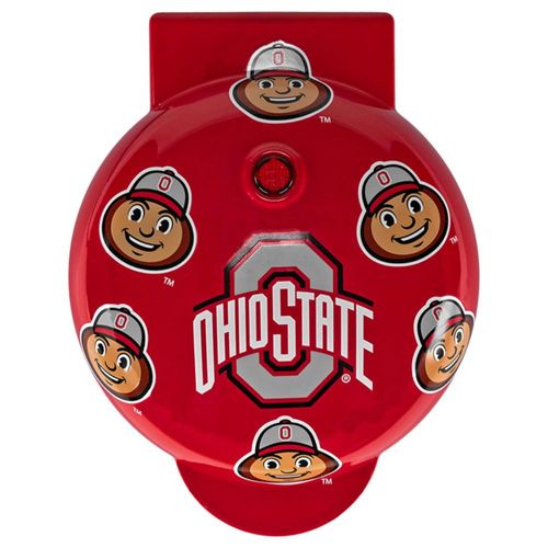 Mini waflera Brutus Buckeye de Ohio State Buckeyes de Uncanny Brands: cocina con tu mascota favorita