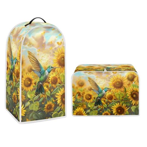 Funda protectora para licuadora de cocina Pointodoor Hummingbird, funda para electrodomésticos, funda para cafetera, estampado d