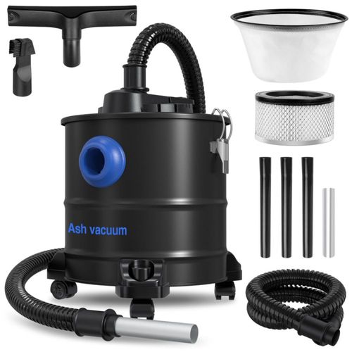 Aspirador de cenizas Oragerju para estufas de pellets, 5.3 galones, 20 kPa, potente motor de 1200 W con función de soplador, con