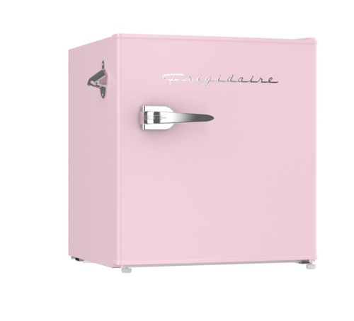 Refrigerador compacto retro Frigidaire EFR176 con enfriador, mini refrigerador con abridor de botellas integrado para oficina, d