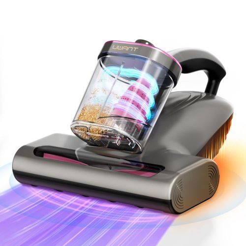 Aspiradora de colchones uwant con rodillo metálico de succión de 16 kPa, luz UV-C de 253,7 nm, 36 000 rpm, 149 °F, filtro HEPA y