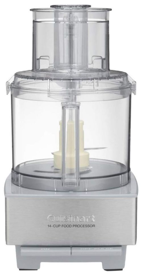Procesador de alimentos Cuisinart de 14 tazas para picar, cortar en cubos, triturar, hacer puré y amasar, acero inoxidable gris