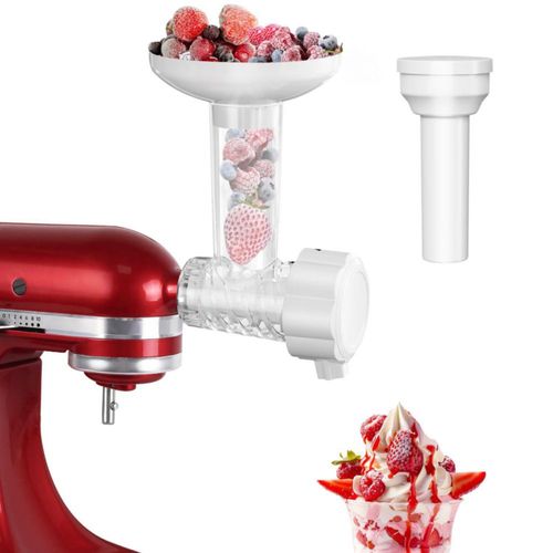 LETOMS Máquina para hacer helados suaves de frutas congeladas para batidora KitchenAid, accesorio para hacer helado sin lácteos,