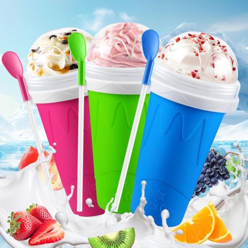 Tgosomt - Paquete de 3 vasos para granizados, vaso mágico para batidos, vasos para granizados congelados, máquina para hacer jug