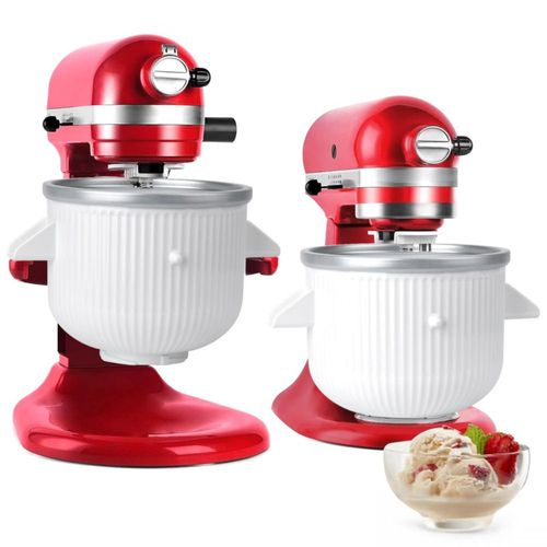 Accesorio para máquina de helados para batidora de pie KitchenAid, yogur helado de 2 cuartos, máquina para hacer helados y sorbe