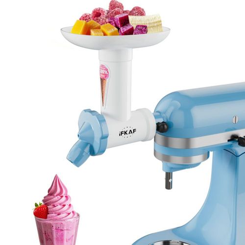 Accesorio para hacer helado sin lácteos para batidora de pie KitchenAid, máquina para hacer yogur y postres helados naturales, m