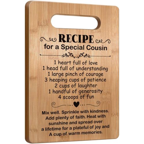 Regalos populares para primas: tabla de cortar, regalo de agradecimiento, regalo de Navidad y cumpleaños.