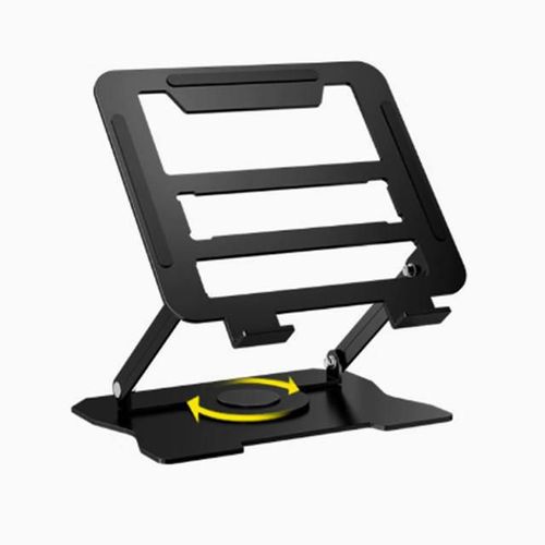 Soporte para portátil, plegable, con disipador de aleación, giratorio, soporte elevador para monitor.HOGAWAY