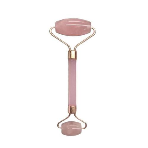 masajeador de rodillo de doble cabezal, barra de masaje facial de belleza