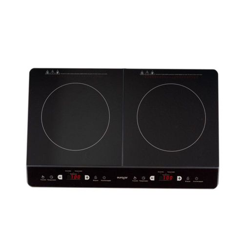 Parrilla de inducción 2 quemadores 127 V Sobre encimera EUROGAR EUPIV2