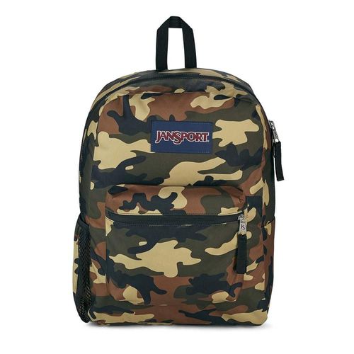 Mochila jansport cross town buckshot camo js0a47lw7z7 verde