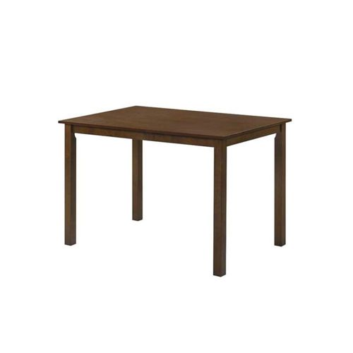 MOBI Mesa para Comedor Madera Valencia - Rectangular Color Chesnut – Largo 110cm x Alto 73.5cm – Ideal para Hogar o Cocina – No Incluye sillas