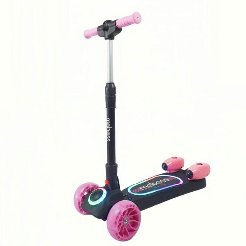 Scooter Infantil Plegable Patín Kick Scooter Moboss MB6 Rosa
