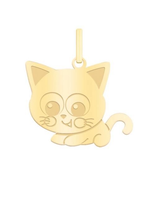 Dije Cat Oro 14k CRISTAL JOYAS BVODI3-285