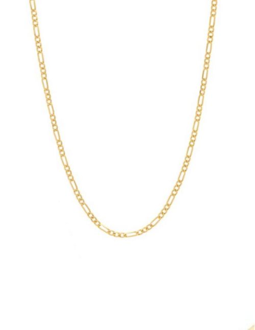 Cadena Caballero 60cm Oro 14k CRISTAL JOYAS FILAPDE-60Y