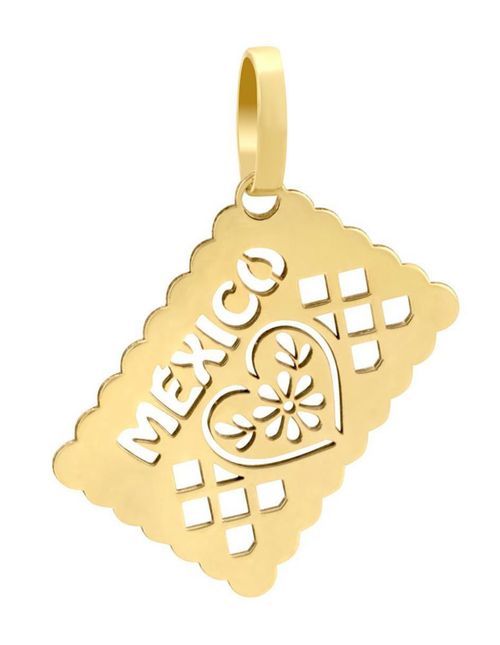 Dije Papel Oro 14k CRISTAL JOYAS BVODI2-054
