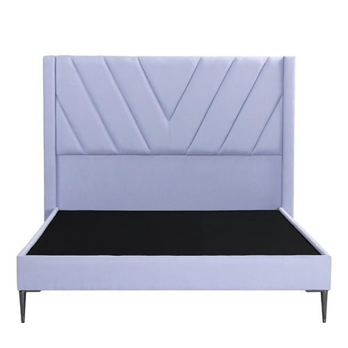 Cabecera Matrimonial Rogga Aurora Lila+ Base Cama Slim RGH