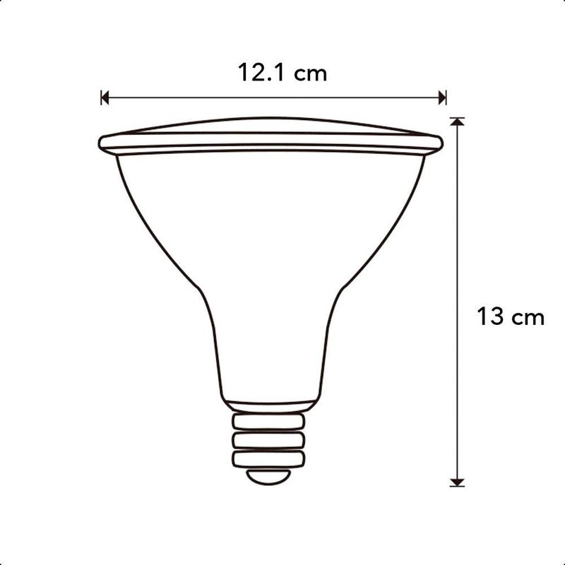 Foco LED ICON PAR30 12W Luz Cálida 3000K Short Neck Base E26 Pack 20 ...