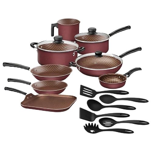 Batería de Cocina Tramontina 27899-325 17 Piezas Roja