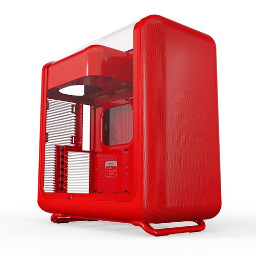 Gabinete gamer hyte x50 e-atx usb-c rojo