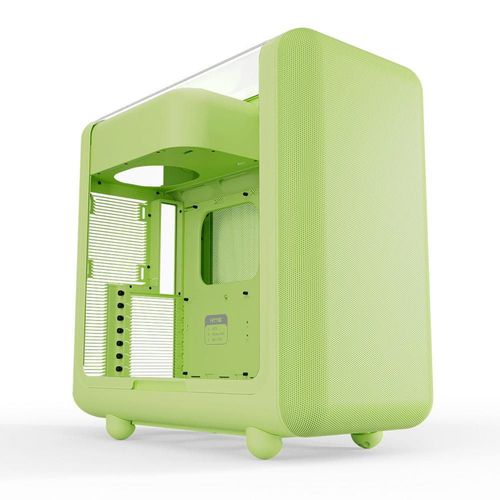 Gabinete gamer hyte x50 e-atx usb-c verde