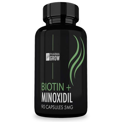 Pharma Grow Minoxidil 2.5mg + Biotina 2.5mg 90 Cáps