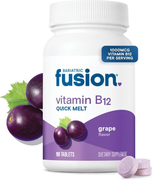 Bariatric Fusion Vitamina B12 Quick Melt Grape 90 Tabs Uva