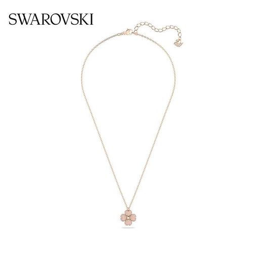 Collar SWAROVSKI de cisne acabado en tono rosa 1pza