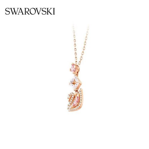 Collar SWAROVSKI Swan Cisne acabado en tono rosa