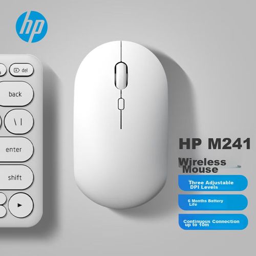 Mouse Hp M241 Inalámbrico Blanco