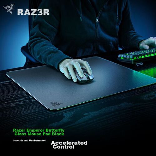 Mouse Pad Razer Emperador Mariposa Negro